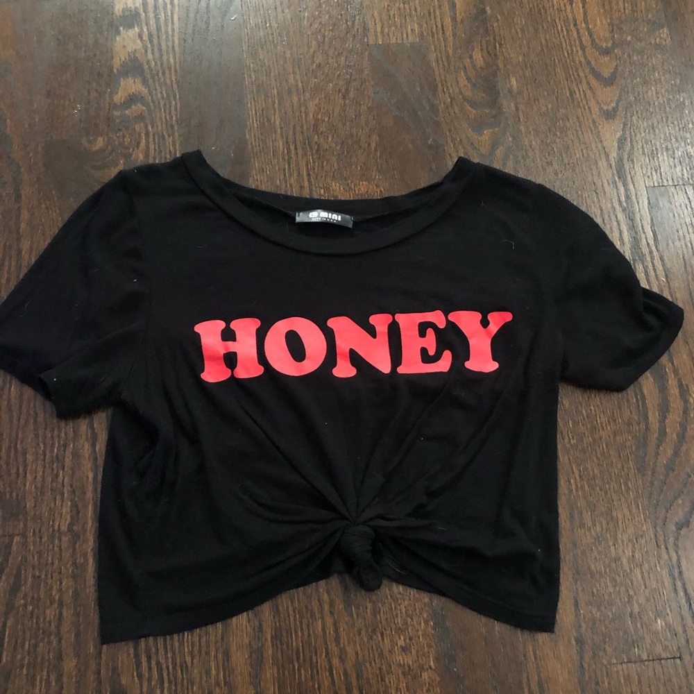 “Honey” black shirt